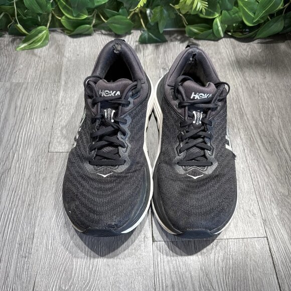 Hoka One One Mens Gaviota 5 1127929 BWHT Black Running Shoes Sneakers Size 8 D main image 6